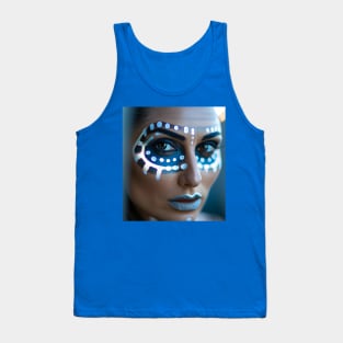 Enhanced Cyberpunk Woman Tank Top